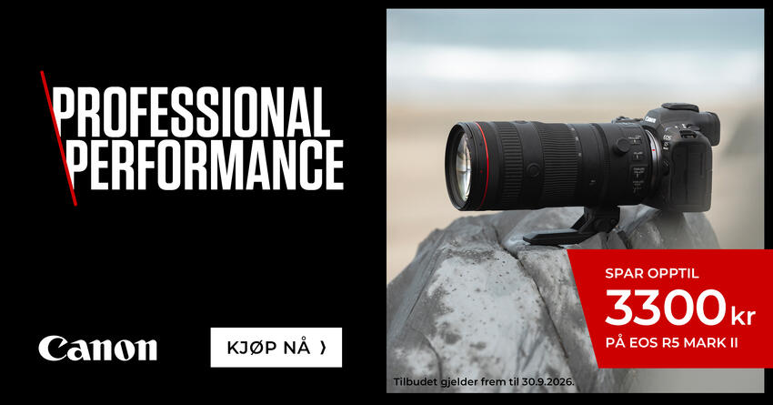 Gjør en god deal på Canon EOS R5 Mark II